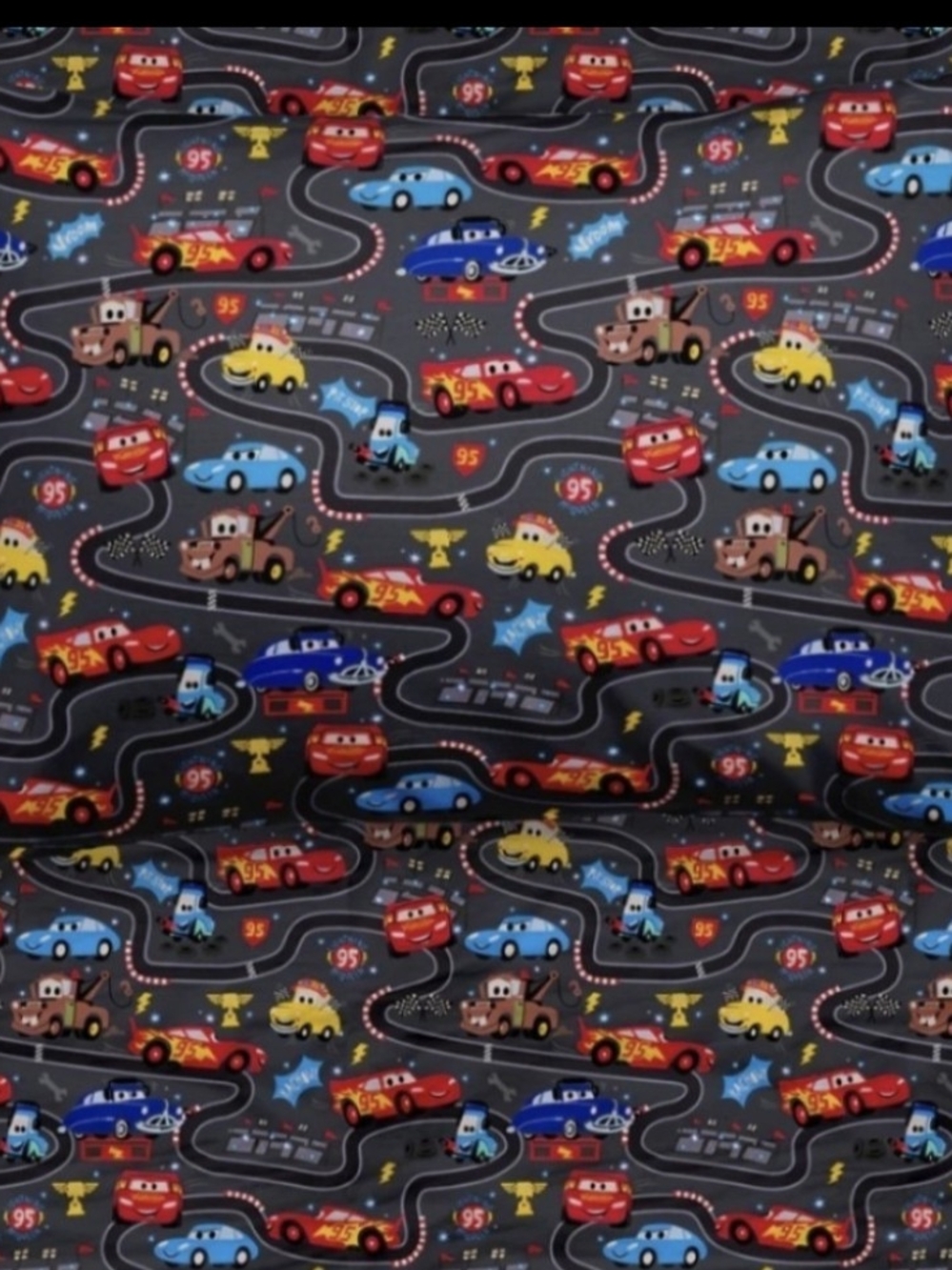 Little Sleepies Piston Cup Cars Pixar Disney Bamboo Twin Sheet set